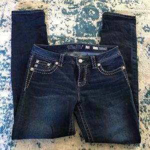 Miss Me Straight leg dark wash jeans